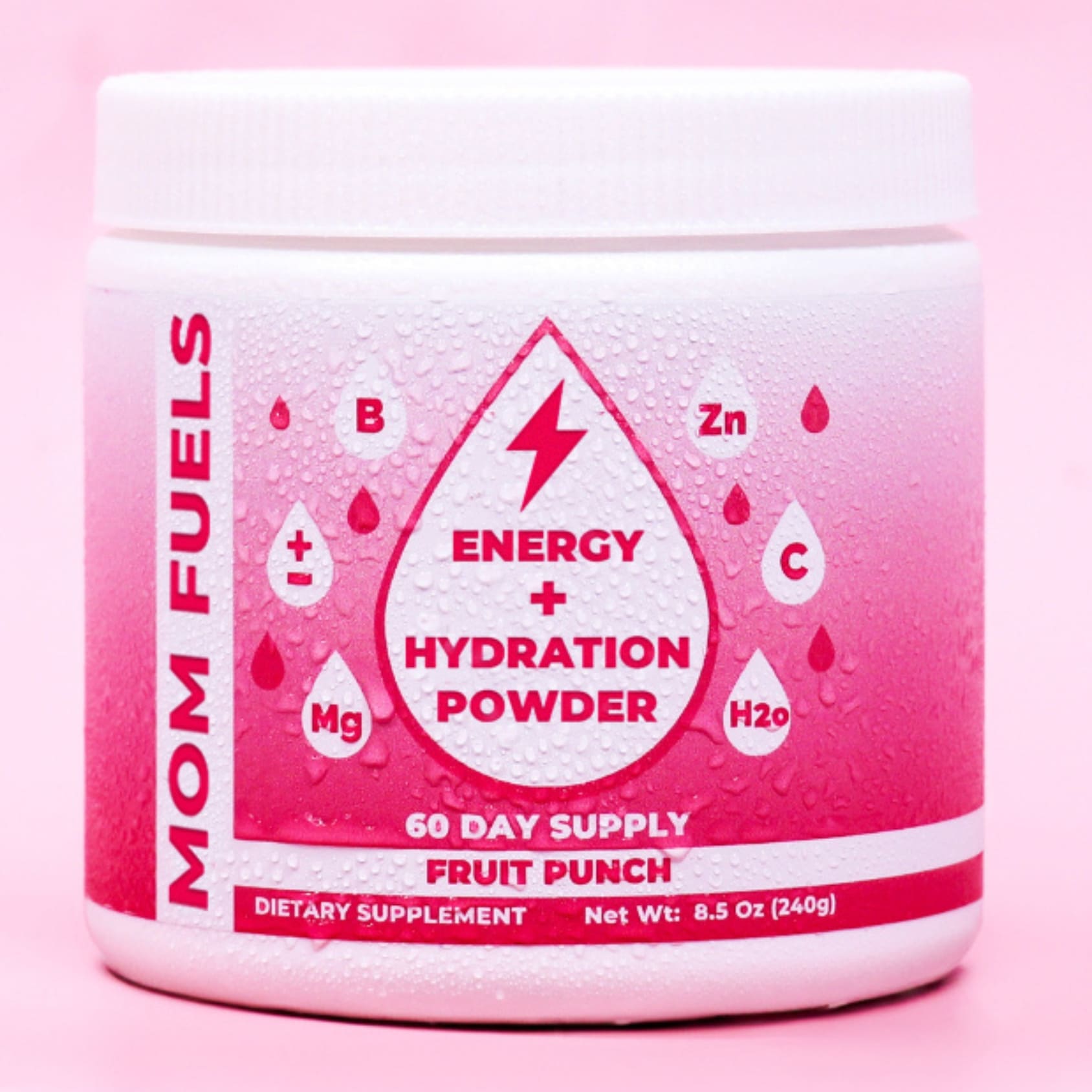 Mom Fuels - Energy & Hydration Powder - Fruit Punch Flavor